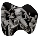 Laocoon Sculpture Over Black Head Support Cushion View3