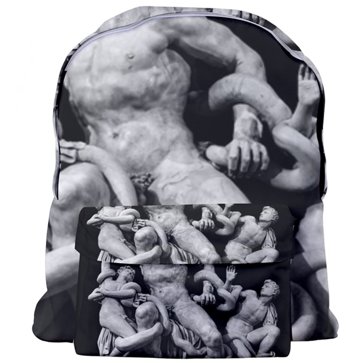 Laocoon Sculpture Over Black Giant Full Print Backpack