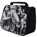 Laocoon Sculpture Over Black Full Print Travel Pouch (Big) View1