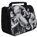 Laocoon Sculpture Over Black Full Print Travel Pouch (Big) View2