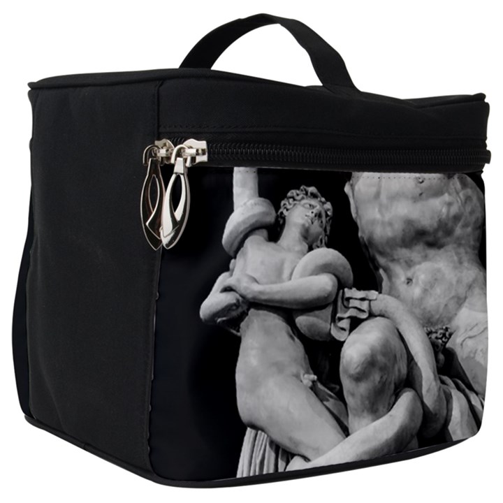 Laocoon Sculpture Over Black Make Up Travel Bag (Big)