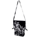 Laocoon Sculpture Over Black Folding Shoulder Bag View1