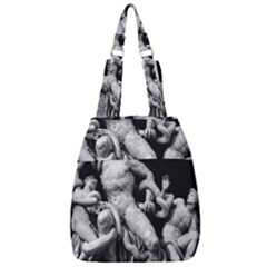 Laocoon Sculpture Over Black Center Zip Backpack