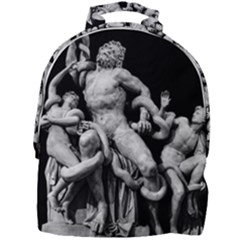 Laocoon Sculpture Over Black Mini Full Print Backpack