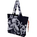 Laocoon Sculpture Over Black Drawstring Tote Bag View1