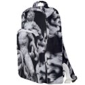 Laocoon Sculpture Over Black Double Compartment Backpack View1