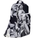 Laocoon Sculpture Over Black Double Compartment Backpack View2