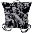 Laocoon Sculpture Over Black Buckle Up Backpack View3