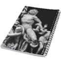 Laocoon Sculpture Over Black 5.5  x 8.5  Notebook View2