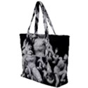 Laocoon Sculpture Over Black Zip Up Canvas Bag View1