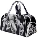 Laocoon Sculpture Over Black Burner Gym Duffel Bag View1