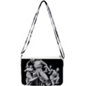 Laocoon Sculpture Over Black Double Gusset Crossbody Bag View1