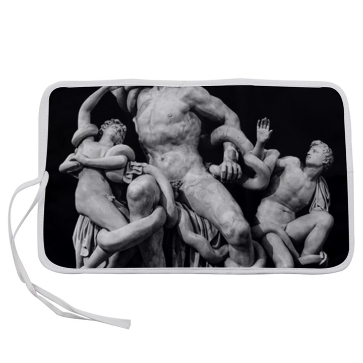 Laocoon Sculpture Over Black Pen Storage Case (L)