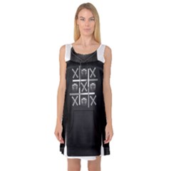 Tic Tac Monster Sleeveless Satin Nightdress by TheFanSign