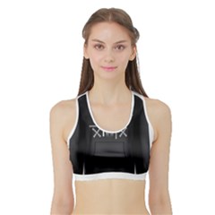 Tic Tac Monster Sports Bra With Border by TheFanSign