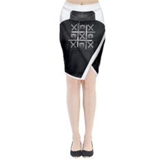 Tic Tac Monster Midi Wrap Pencil Skirt by TheFanSign