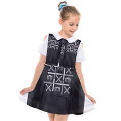 Tic Tac Monster Kids  Short Sleeve Shirt Dress by TheFanSign