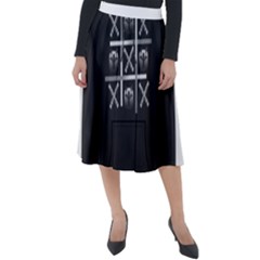 Tic Tac Monster Classic Velour Midi Skirt 