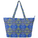 Gold And Blue Fancy Ornate Pattern Full Print Shoulder Bag View1