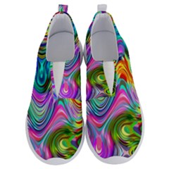 Colorful Abstract Pattern Men s No Lace Lightweight Shoes by RedPanda