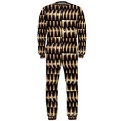 Red Tech Stripes Print Onepiece Jumpsuit (men)  by dflcprintsclothing