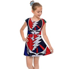 Grateful Dead - Kids  Cap Sleeve Dress by Sapixe