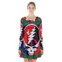 Grateful Dead - Long Sleeve Velvet V-neck Dress View1