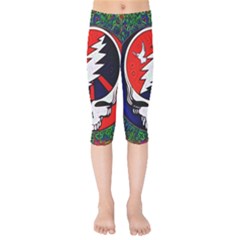 Grateful Dead - Kids  Capri Leggings  by Sapixe