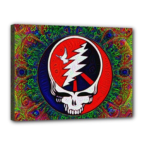 Grateful Dead - Canvas 16  X 12  (stretched) by Sapixe