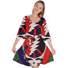 Grateful Dead - Velour Kimono Dress