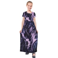 Ectoplasm Kids  Short Sleeve Maxi Dress by MRNStudios