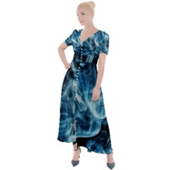 Cold Snap Button Up Short Sleeve Maxi Dress by MRNStudios