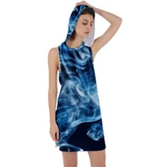 Cold Snap Racer Back Hoodie Dress by MRNStudios