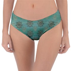 Beautiful Flowers Of Wood In The Starry Night Reversible Classic Bikini Bottoms by pepitasart