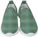 Beautiful Flowers Of Wood In The Starry Night Kids  Slip On Sneakers View1