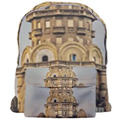 Salvo Palace Exterior View, Montevideo, Uruguay Giant Full Print Backpack by dflcprintsclothing