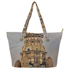 Salvo Palace Exterior View, Montevideo, Uruguay Full Print Shoulder Bag