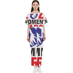 Womens March Batwing Lightweight Jumpsuit