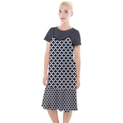 Black And White Triangles Pattern, Geometric Camis Fishtail Dress by Casemiro