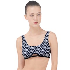 Black And White Triangles Pattern, Geometric The Little Details Bikini Top by Casemiro