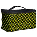 Cute yellow tartan pattern, classic buffalo plaid theme Cosmetic Storage View2