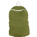 Cute yellow tartan pattern, classic buffalo plaid theme Foldable Lightweight Backpack View1