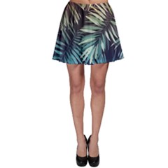 Tropical Leaves Skater Skirt by goljakoff