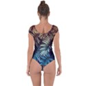 Tropical leaves Short Sleeve Leotard  View2