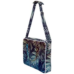 Tropical Leaves Cross Body Office Bag by goljakoff