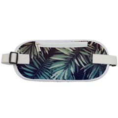 Tropical Leaves Rounded Waist Pouch by goljakoff