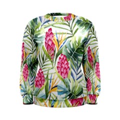 Tropical Flowers Women s Sweatshirt by goljakoff