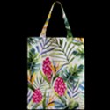 Tropical flowers Zipper Classic Tote Bag View2