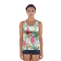 Tropical flowers Sport Tank Top  View1