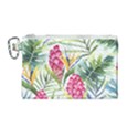 Tropical flowers Canvas Cosmetic Bag (Medium) View1